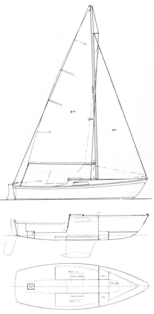 Cal 20 • LOA: 20’ • Beam: 7’ • Draft: 3’ 4”’ • Displ: 1945 lb • Sail Area: 195 sq ft